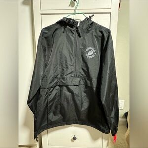 NWT Champion x UC Irvine Dragon Boat Custom Black Windbreaker Jacket | Size S